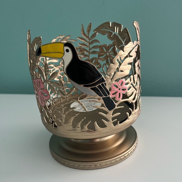Bath And Body Works Tropical Toucan Safari 3 Wick Candle Holder - Picture 1 of 5